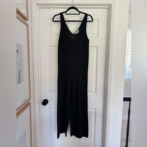 Charcoal wool Madewell knit romper / jumper
